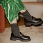 Zwarte moccasin botjes